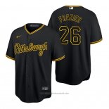 Maglia Baseball Uomo Pittsburgh Pirates Adam Frazier Replica Nero