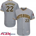 Maglia Baseball Uomo Pittsburgh Pirates Andrew Mccutche Autentico Collection Grigio Flex Base