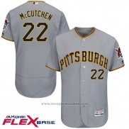 Maglia Baseball Uomo Pittsburgh Pirates Andrew Mccutche Autentico Collection Grigio Flex Base