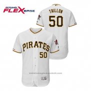 Maglia Baseball Uomo Pittsburgh Pirates Jameson Taillon 150 Anniversario Flex Base Bianco