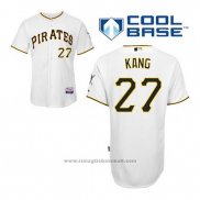 Maglia Baseball Uomo Pittsburgh Pirates Jung Ho Kang 27 Bianco Home Cool Base
