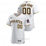 Maglia Baseball Uomo Pittsburgh Pirates Personalizzate Authentic Bianco