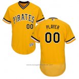 Maglia Baseball Uomo Pittsburgh Pirates Personalizzate Giallo