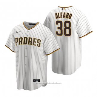 Maglia Baseball Uomo San Diego Padres Jorge Alfaro Bianco Replica Home Marrone