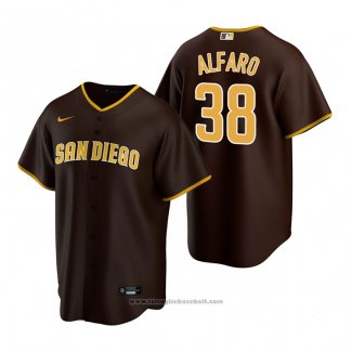 Maglia Baseball Uomo San Diego Padres Jorge Alfaro Replica Road Marrone