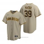 Maglia Baseball Uomo San Diego Padres Kirby Yates Replica Alternato Marrone