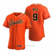 Maglia Baseball Uomo San Francisco Giants Brandon Belt Autentico Alternato Arancione