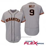 Maglia Baseball Uomo San Francisco Giants Brandon Belt Grigio Hispanic Heritage Flex Base