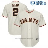 Maglia Baseball Uomo San Francisco Giants Denard Span Crema Cool Base