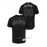 Maglia Baseball Uomo San Francisco Giants Personalizzate 2019 Players Weekend Autentico Nero