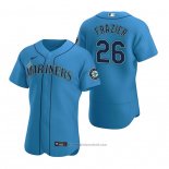 Maglia Baseball Uomo Seattle Mariners Adam Frazier Autentico Alternato Blu