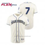 Maglia Baseball Uomo Seattle Mariners Marco Gonzales Hispanic Heritage Flex Base Crema