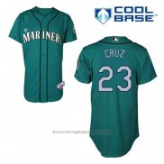 Maglia Baseball Uomo Seattle Mariners Nelson Cruz 23 Verde Alternato Cool Base