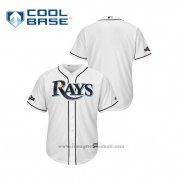 Maglia Baseball Uomo Tampa Bay Rays 2019 Postseason Cool Base Bianco