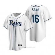 Maglia Baseball Uomo Tampa Bay Rays Kevin Cash Replica Home Bianco