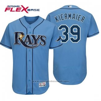 Maglia Baseball Uomo Tampa Bay Rays Kevin Kiermaier 39 Flex Base Autentico Collezione Alternato Blu