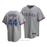 Maglia Baseball Uomo Texas Rangers Kyle Gibson Replica Road Grigio