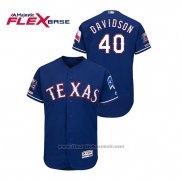 Maglia Baseball Uomo Texas Rangers Matt Davidson Blu