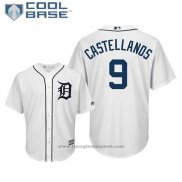 Maglia Baseball Uomo Tigers Nick Castellanos Cool Base Home Bianco