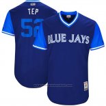 Maglia Baseball Uomo Toronto Blue Jays 2017 Little League World Series Ryan Tepera Blu