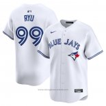 Maglia Baseball Uomo Toronto Blue Jays Hyun Jin Ryu Home Limited Bianco