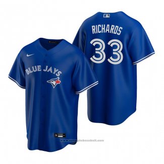 Maglia Baseball Uomo Toronto Blue Jays Trevor Richards Replica Alternato Blu