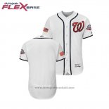 Maglia Baseball Uomo Washington Nationals 2018 Stars & Stripes Flex Base Bianco