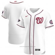 Maglia Baseball Uomo Washington Nationals 2019 World Series Champions Primera Autentico Bianco