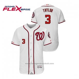 Maglia Baseball Uomo Washington Nationals Michael A. Taylor Flex Base Bianco