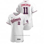 Maglia Baseball Uomo Washington Nationals Ryan Zimmerman Autentico 2020 Alternato Bianco