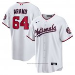 Maglia Baseball Uomo Washington Nationals Victor Arano Home Replica Bianco