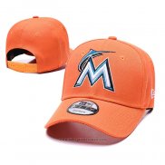 Cappellino Miami Marlins 9FIFTY Snapback Arancione