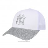 Cappellino New York Yankees Bianco Silver
