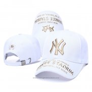 Cappellino New York Yankees Or Bianco