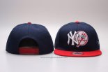 Cappellino New York Yankees Snapbacks Blu Rosso