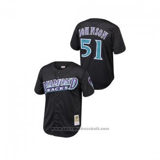 Maglia Baseball Bambino Arizona Diamondbacks Randy Johnson Cooperstown Collection Mesh Batting Practice Nero