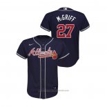 Maglia Baseball Bambino Atlanta Braves Fred Mcgriff Replica Alternato Blu