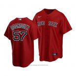 Maglia Baseball Bambino Boston Red Sox Eduardo Rodriguez Replica Alternato 2020 Rosso