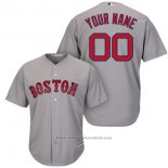 Maglia Baseball Bambino Boston Red Sox Personalizzate Grigio