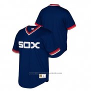 Maglia Baseball Bambino Chicago White Sox Cooperstown Collection Mesh Wordmark V-Neck Blu