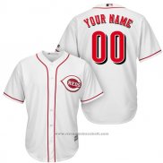 Maglia Baseball Bambino Cincinnati Reds Personalizzate Bianco