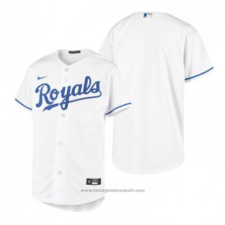 Maglia Baseball Bambino Kansas City Royals Replica Primera Bianco