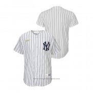 Maglia Baseball Bambino New York Yankees Cooperstown Collection Bianco