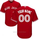 Maglia Baseball Bambino Toronto Blue Jays Personalizzate Rosso