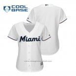 Maglia Baseball Donna Miami Marlins Cool Base Home Personalizzate 2019 Bianco