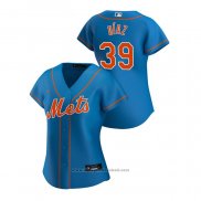 Maglia Baseball Donna New York Mets Edwin Diaz 2020 Replica Alternato Blu