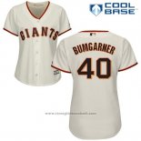 Maglia Baseball Donna San Francisco Giants San Francisco Madison Bumgarner Cool Base Crema