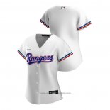 Maglia Baseball Donna Texas Rangers Replica 2020 Primera Bianco