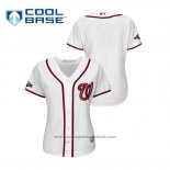 Maglia Baseball Donna Washington Nationals 2019 Postseason Cool Base Bianco