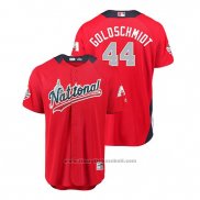 Maglia Baseball Uomo All Star Diamondbacks Paul Goldschmidt 2018 Home Run Derby National League Rosso